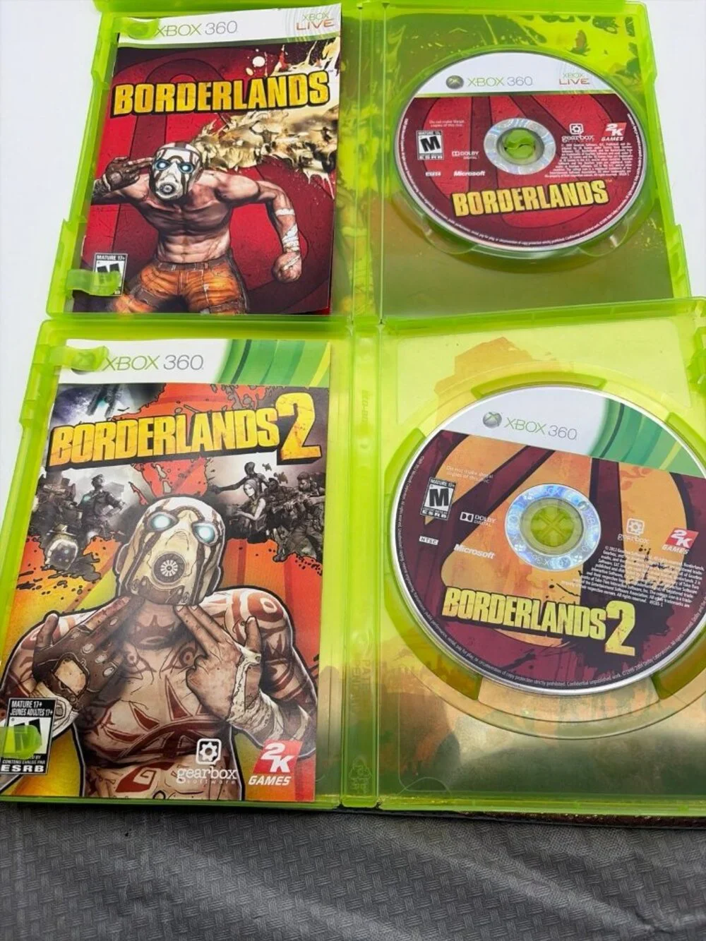Borderlands & Borderlands 2 & The Pre-Sequel! Microsoft Xbox 360 CIB Tested